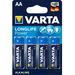 Baterija AA LR6 VARTA LONGLIFE POWER /BLISTER-4vnt.